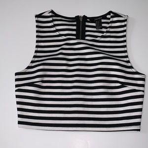 Striped Crop top size small